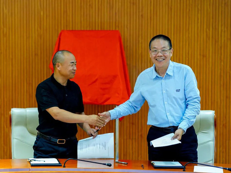 De ondertekening van het project en de onthullingsceremonie van het R&D-centrum van Zhejiang Jufeng Co., Ltd. vonden plaats