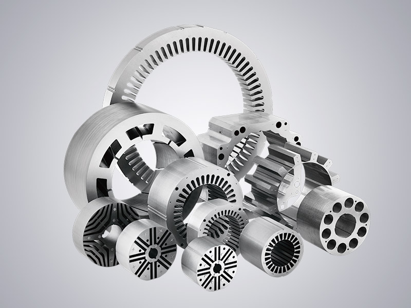 Servomotorstator en rotorkern