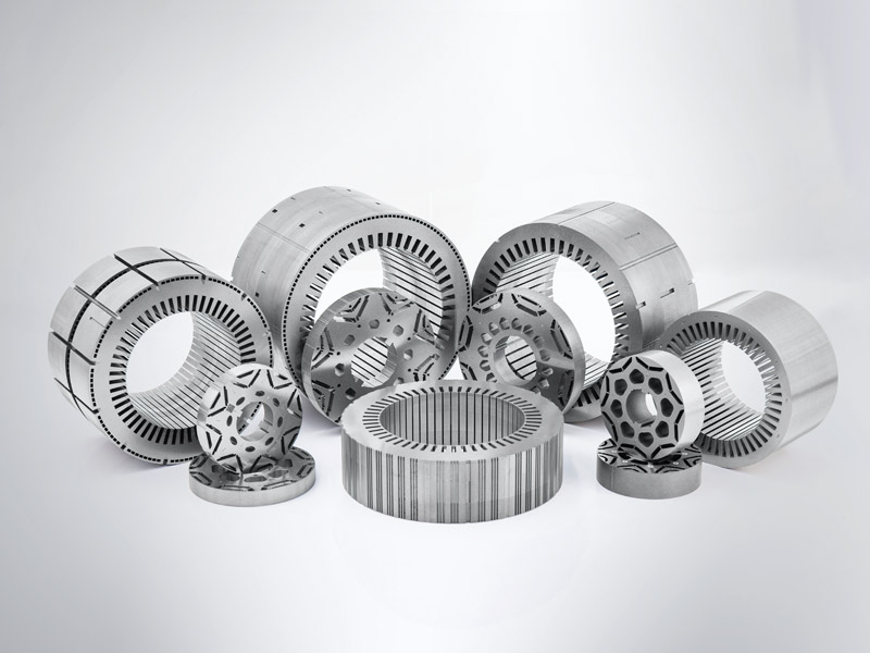 Lifttractiemotor Stator en rotorkern