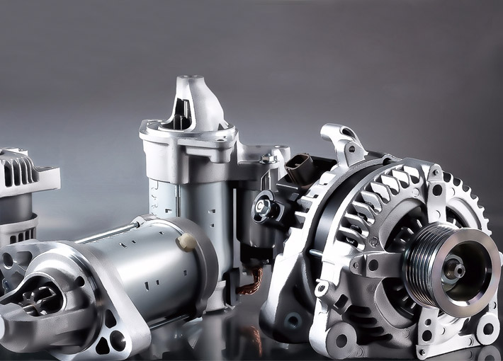 Automotive kleine motorstator en rotorkern